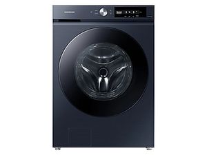 Bespoke 4.6 cu. ft. Large Capacity Front Load Washer with Super Speed Wash and AI Smart Dial in Brushed Navy offers at $779 in Samsung