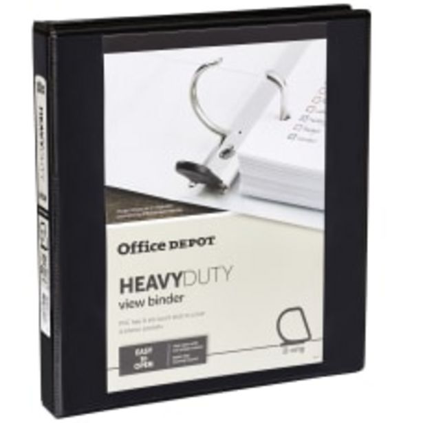 Office Depot Brand Heavy Duty View deals at $6.49
