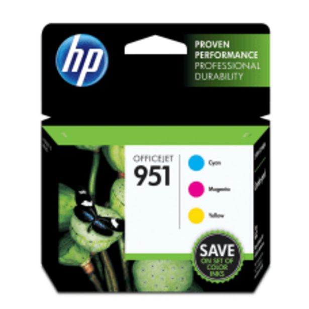 HP 951 Tricolor Original Ink Cartridges deals at $73.99