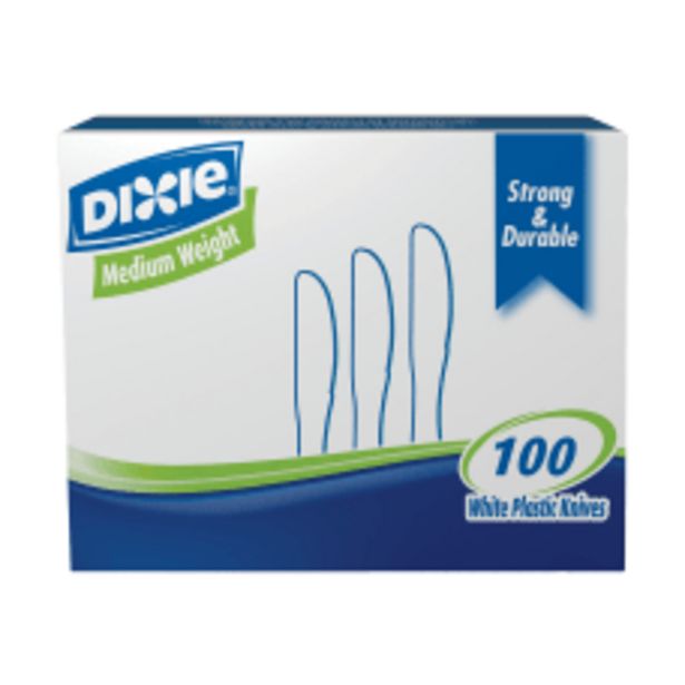 Dixie Plastic Utensils Medium Weight Knives deals at $7.19