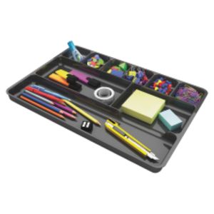 Deflect O Plastic Desk Drawer Organizer offers at $18.29 in Office Depot