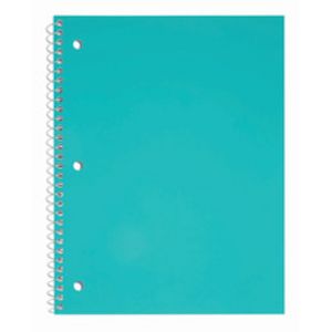Just Basics Poly Spiral Notebook 8 offers at $0.34 in Office Depot