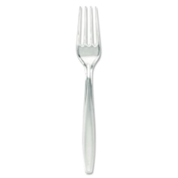 Dixie Heavyweight Plastic Forks Clear Pack deals at $42.89