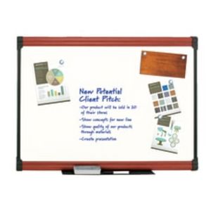 FORAY Porcelain Magnetic Dry Erase Whiteboard offers at $207.93 in Office Depot