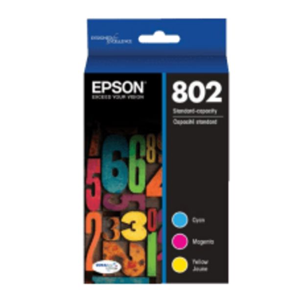 Epson 802 DuraBrite CyanMagentaYellow Ink Cartridges deals at $74.99