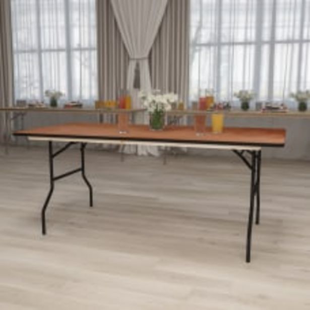 Flash Furniture Rectangular Wood Folding Banquet deals at $114.99