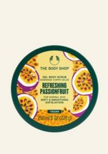 Refreshing Passionfruit Body Scrub offers at $10 in The Body Shop