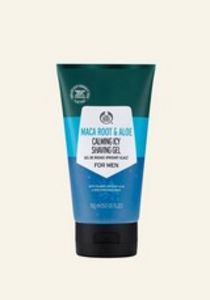 Maca Root & Aloe Calming Icy Shaving Gel offers at $14 in The Body Shop