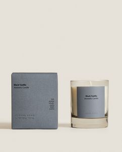 (200 G) BLACK VANILLA SCENTED CANDLE offers at $25.9 in ZARA HOME