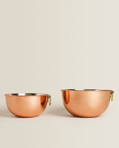 Copper And Brass Mixing Bowl offers at $35.9 in ZARA HOME