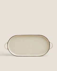 STONEWARE SERVING DISH WITH RIM DETAIL offers at $29.9 in 
