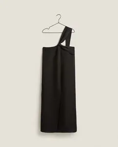 LINEN DRESS WITH KNOT DETAIL offers at $89.9 in ZARA HOME