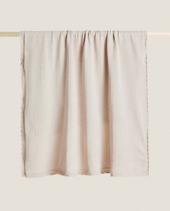 Cotton Knit Blanket offers at $49.9 in ZARA HOME