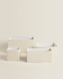 Foldable Cotton Storage Box offers at $9.9 in ZARA HOME