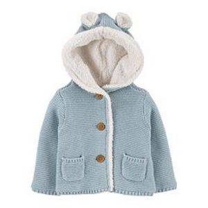 Baby Carter's Sherpa-Lined Cardigan offers at $21 in Kohl's