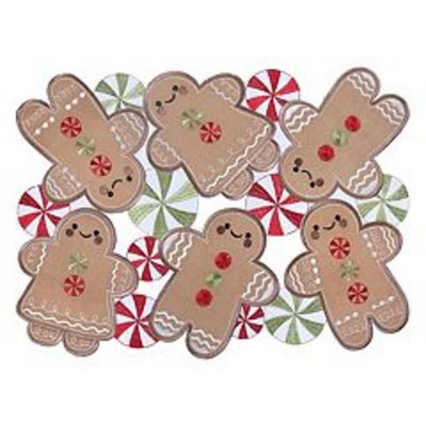 St. Nicholas Square® Gingerbread Cookies Placemat deals at $6.29