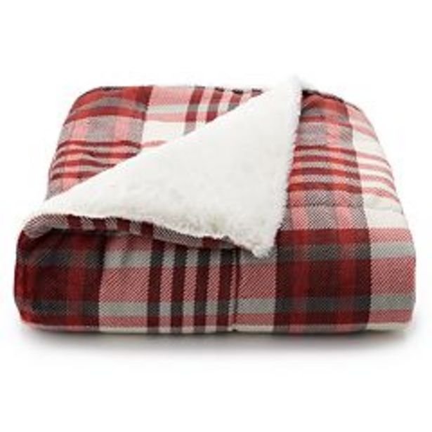 Cuddl Duds® Cozy Soft Plush to Faux Fur Throw deals at $34.99
