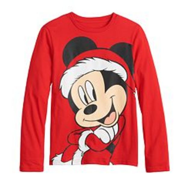 Disney's Mickey Mouse Boys 8-20 Holiday Graphic Tee by Family Fun™ deals at $5.4
