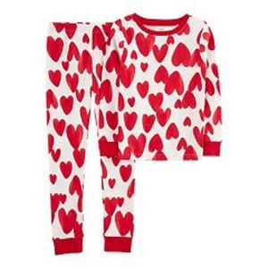 Girls 4-14 Carter's Valentine's Day Top & Bottoms Pajama Set offers at $6.75 in Kohl's