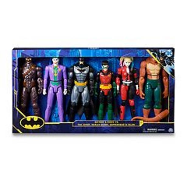 Spin Master Batman 6-Pack 12-inch Action Figures Set deals at $39.99