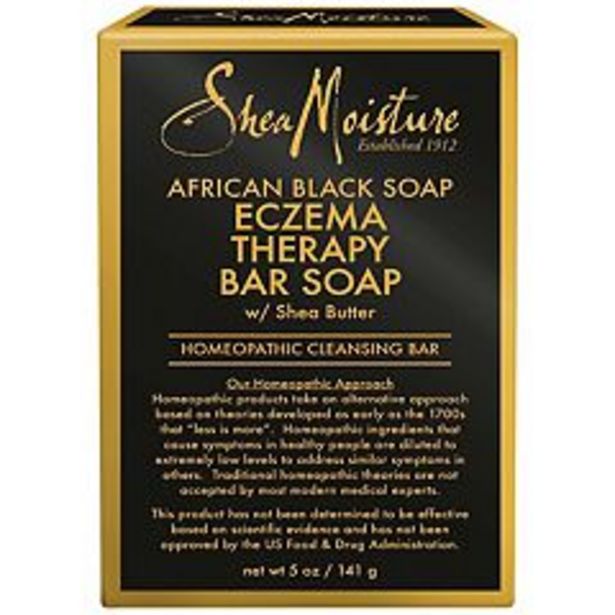 SheaMoisture African Black Soap Eczema & Psoriasis Therapy Bar Soap deals at $5.99