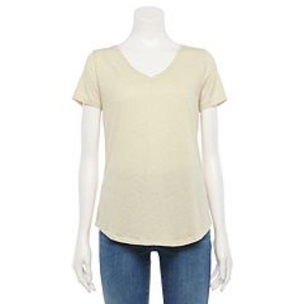 Women's Sonoma Goods For Life® Essential V-Neck Tee deals at $2.6