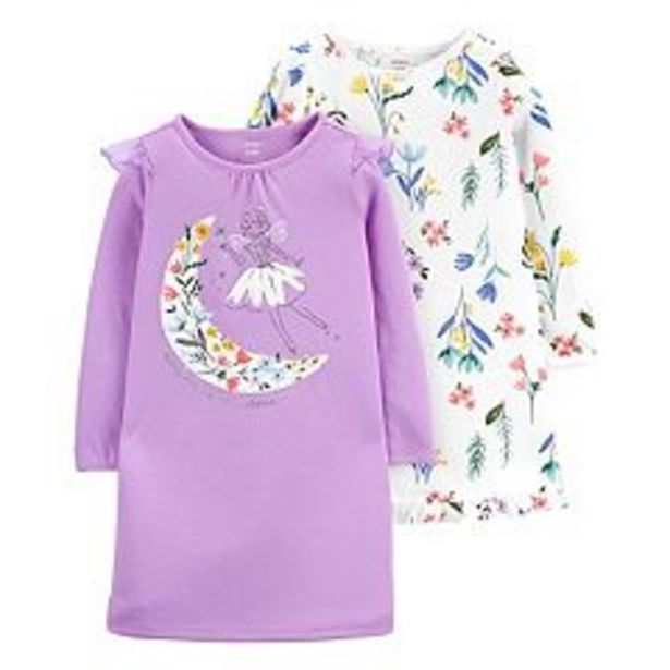 Girls' 4-14 Carter's 2-Pack Nightgowns deals at $23.8