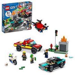 LEGO City Fire Rescue & Police Chase 60319 Building Kit (295 Pieces) offers at $31.99 in Kohl's