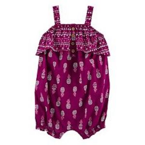 Baby Girl Carter's Pineapple Jersey Romper offers at $8 in Kohl's