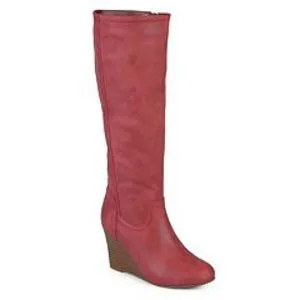 Journee Collection Langly Women's Wedge Knee High Boots offers at $63.99 in Kohl's