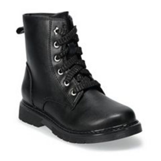 SO® Teagan Girls' Combat Boots deals at $31.99