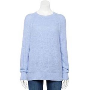 Women's Sonoma Goods For Life® All Over Stitch Crewneck Sweater offers at $9 in Kohl's