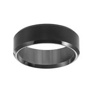AXL Black Ion-Plated Tungsten Beveled Men's Wedding Band offers at $220 in Kohl's