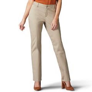 Women's Lee® Wrinkle-Free Relaxed Fit Straight-Leg Pants offers at $34.99 in Kohl's