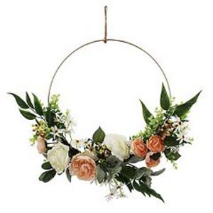 Sonoma Goods For Life® Asymmetrical Artificial Rose Daisy Wreath offers at $19.99 in Kohl's