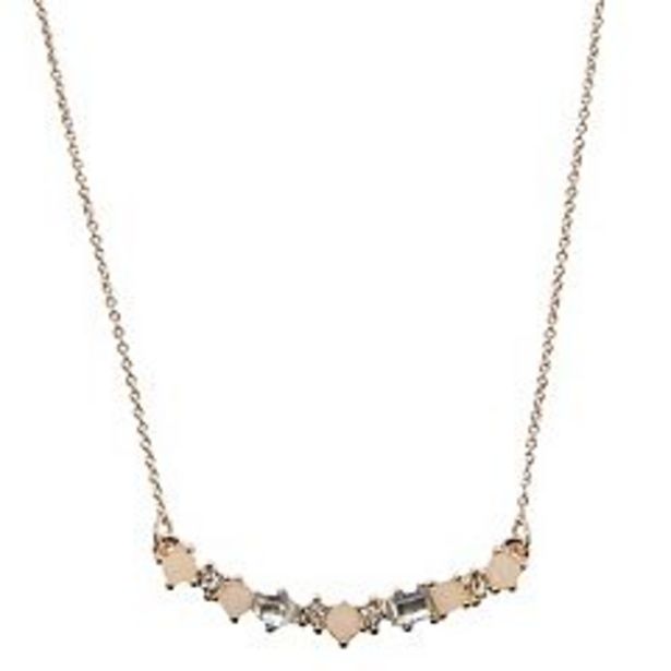 LC Lauren Conrad Simulated Stone Bar Necklace deals at $12.6