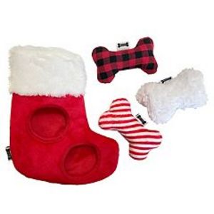 Woof Interactive Burrrow Stocking & Plus Bone 4-Piece Dog Toy Set offers at $6.49 in Kohl's