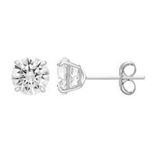 Theia Sky 14k White Gold Cubic Zirconia Stud Earrings offers at $40 in Kohl's