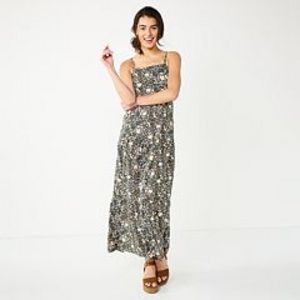 Juniors' SO® Tiered Print Maxi Dress offers at $44 in Kohl's