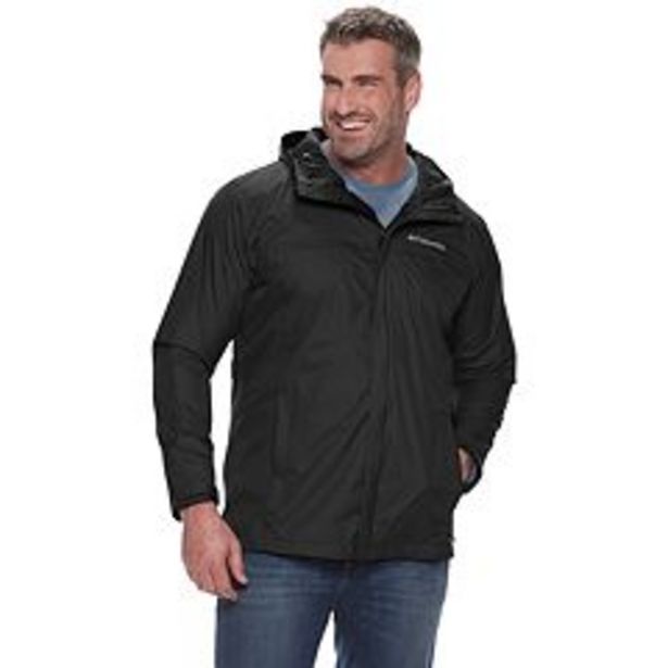 Big & Tall Columbia Watertight II Omni-Tech Hooded Packable Jacket deals at $69.99