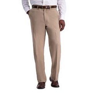 Men’s Haggar® Premium Comfort Expandable-Waist Classic-Fit Stretch Flat-Front Dress Pants offers at $60 in Kohl's