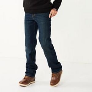 Boys 7-20 Sonoma Goods For Life® Flexwear Straight Jeans in Regular, Slim & Husky offers at $21.99 in Kohl's