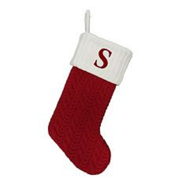 St. Nicholas Square® Monogram Christmas Stocking deals at $20.99