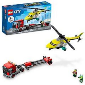 LEGO City Rescue Helicopter Transport 60343 Building Kit (215 Pieces) offers at $23.99 in Kohl's