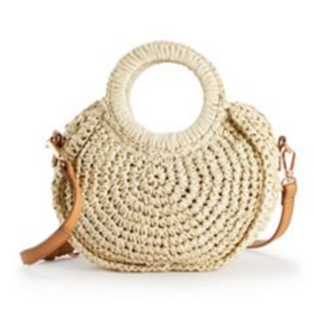 LC Lauren Conrad Large Ring Woven Crochet Crossbody Bag offers at $21.24 in Kohl's