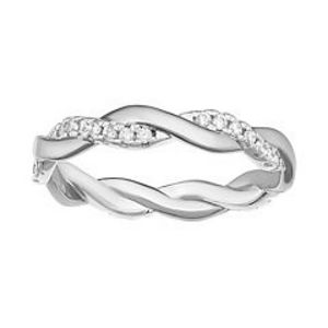 PRIMROSE Sterling Silver Cubic Zirconia Twist Ring offers at $50 in Kohl's