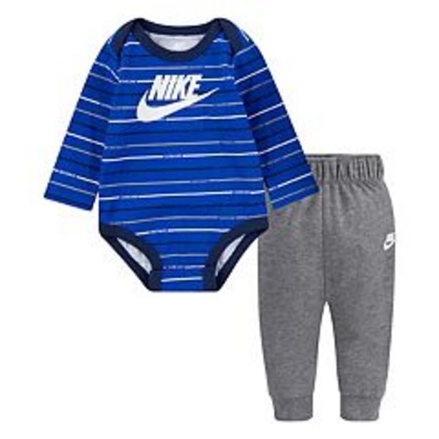 Boys Nike Striped Bodysuit & Pants Set deals at $17.6