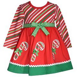 Baby Girl Bonnie Jean Candy Cane Dress offers at $10.2 in Kohl's