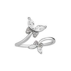 PRIMROSE Sterling Silver Cubic Zirconia Butterfly Ring offers at $50 in Kohl's