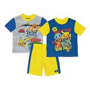 Boys 6-12 Pokemon Pikachu Tops & Shorts Pajama Set offers at $15.2 in Kohl's